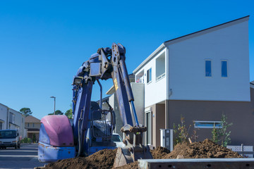 Obraz premium 住宅・建築現場