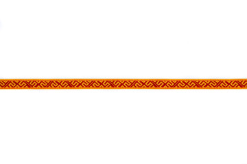 Ribbon with Latvian traditional, historical ornaments called Jumis in latvian. Jumis is a sign of fertility, associated with various harvest rituals, it is considered a sign of attract luck,prosperity - obrazy, fototapety, plakaty