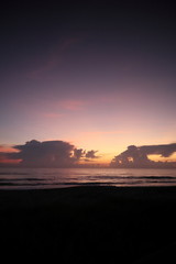 Sunrise over the Atlantic Ocean in October