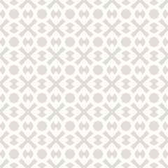 Vector seamless geometric pattern. Subtle abstract texture with simple shapes