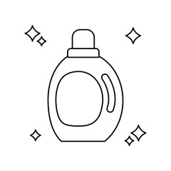 Isolated detergent bottle line design