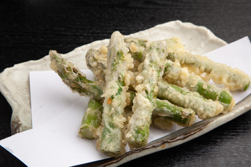 アスパラの天ぷら