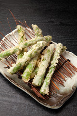 アスパラの天ぷら