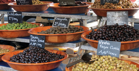 olives in the market