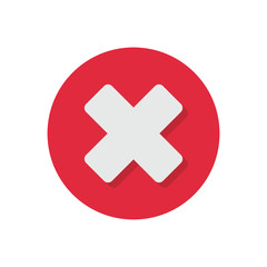 danger warning sign on white background