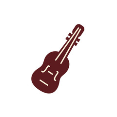 Naklejka premium Isolated cello instrument vector design