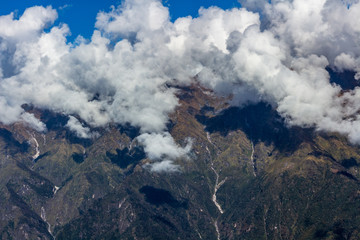 clouds in the sky - namik glacier trek - September 2018