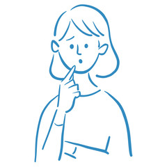 woman simple illustration