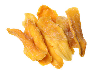 Mango. dry mango on the background