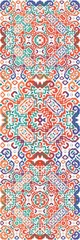 Ethnic decorative ceramic and color tiles. EPS10.