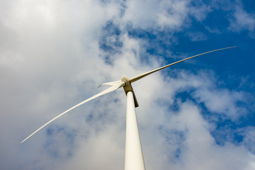 Wind farm producing clean green energy