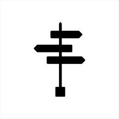 arrow signpost vector design symbol of road signs direction ways icon