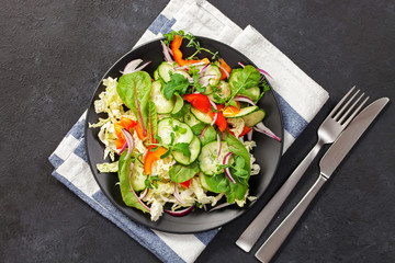 Fresh vegetable salad