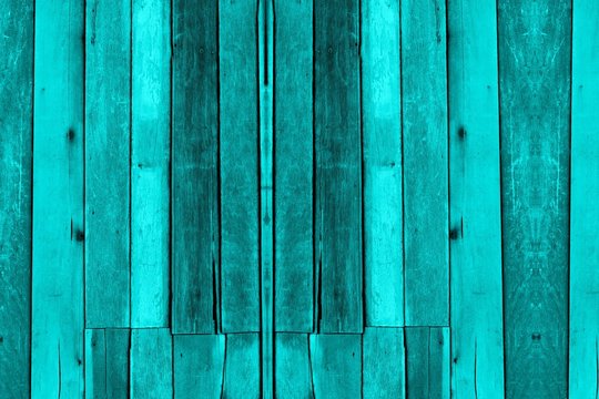 Cyan Teal  wood plank texture,abstract background, ideas graphic design for web design or banner