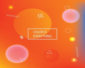 Trendy modern abstract background.