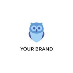 Cute owl logo