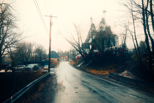 Street in Narrowsburg NY -