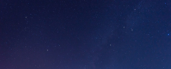 Amazing Beautiful night sky,Universe filled with stars, nebula and galaxy with noise and...