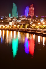 Baku at night