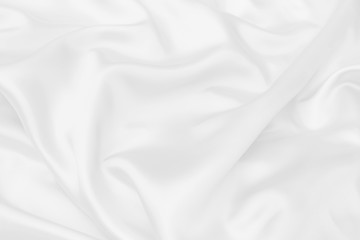 white satin fabric texture soft blur background