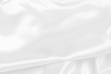 white satin fabric texture soft blur background