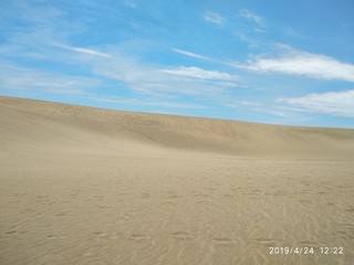 sand dunes in the desert