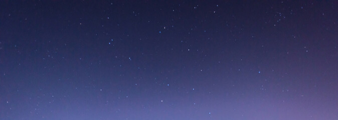 Panorama blue night sky milky way and star on dark background.Universe filled with stars, nebula...