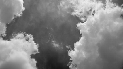 Textured cloud,Abstract white,isolated on black background