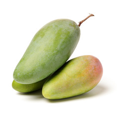 mangos on a white background 