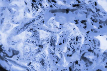 Obraz premium cells of the human body under the microscope. Microbiology and medicine