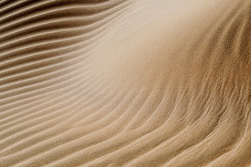 Abstract sand pattern at the sand dunes of Lac Naila.