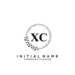 Letter XC Beauty Logo Template Vector