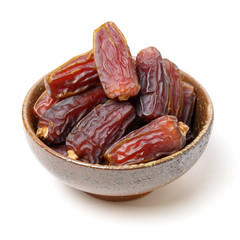 Dates on white background