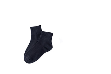 Black socks for men, comfortable to wear.