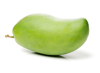Mangos on a white background