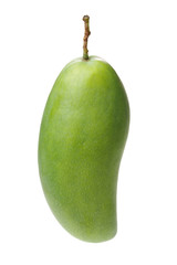 Mangos on a white background