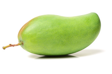 Mangos on a white background