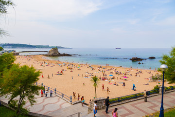 Santander, Spain. One of the city's beaches