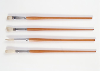 paintbrush on white background