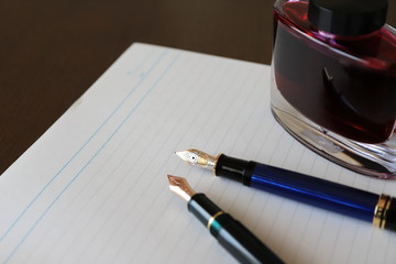 two fountain pen