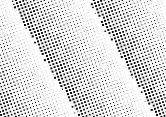 Abstract halftone dotted background. Monochrome pattern with square.  Vector modern pop art texture for posters, sites, cover, business cards, postcards, grunge art, labels layout, stickers.