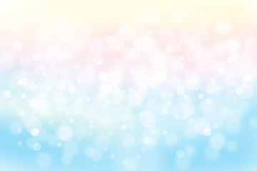 Blurred nature, abstract bokeh background.Summer holiday concept.