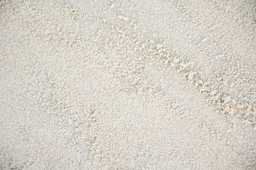 sand on the beach background. Top view
