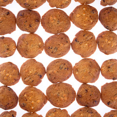 Cookies or Chocolate chips cookies with concept design.
