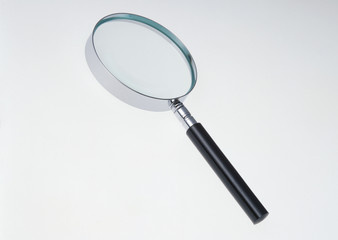 magnifying glass isolated on white background