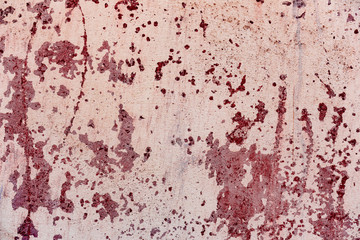 Texture of a concrete wall with cracks and scratches which can be used as a background