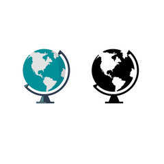 Globe template isolate world