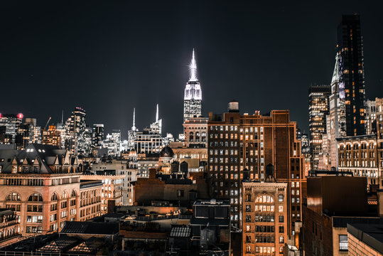 Empire State Building long exposure