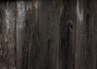 Old boards . Textured wooden old background with vertical lines. Cyan wooden planks close up for your design. Grey  many times painted old wall with lagged fragments of pai