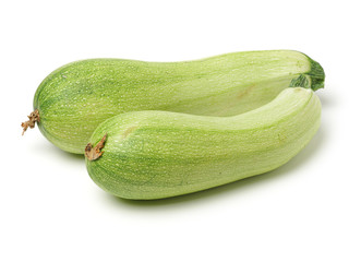 zucchini courgette isolated on white background 